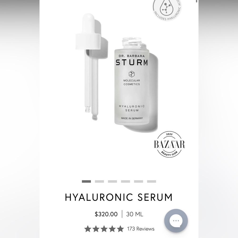 Dr. Barbara Sturm hyaluronic serum new with box